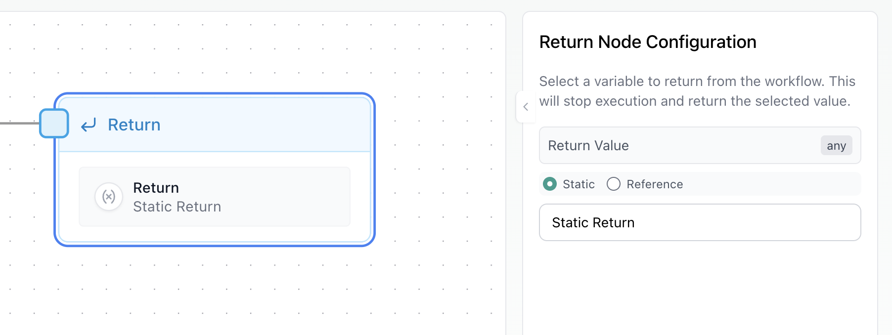 Return Node Example