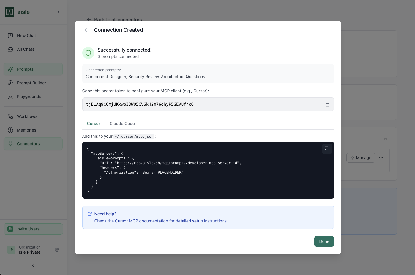 Prompt MCP Setup